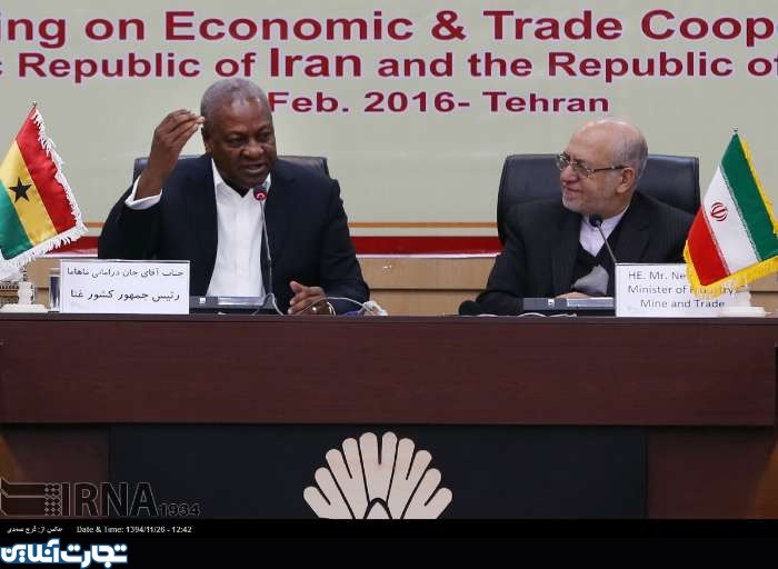 نشست همکاری های اقتصادی ایران و جمهوری غنا