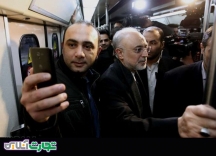 حضور علی اکبر صالحی و علی جنتی در مترو