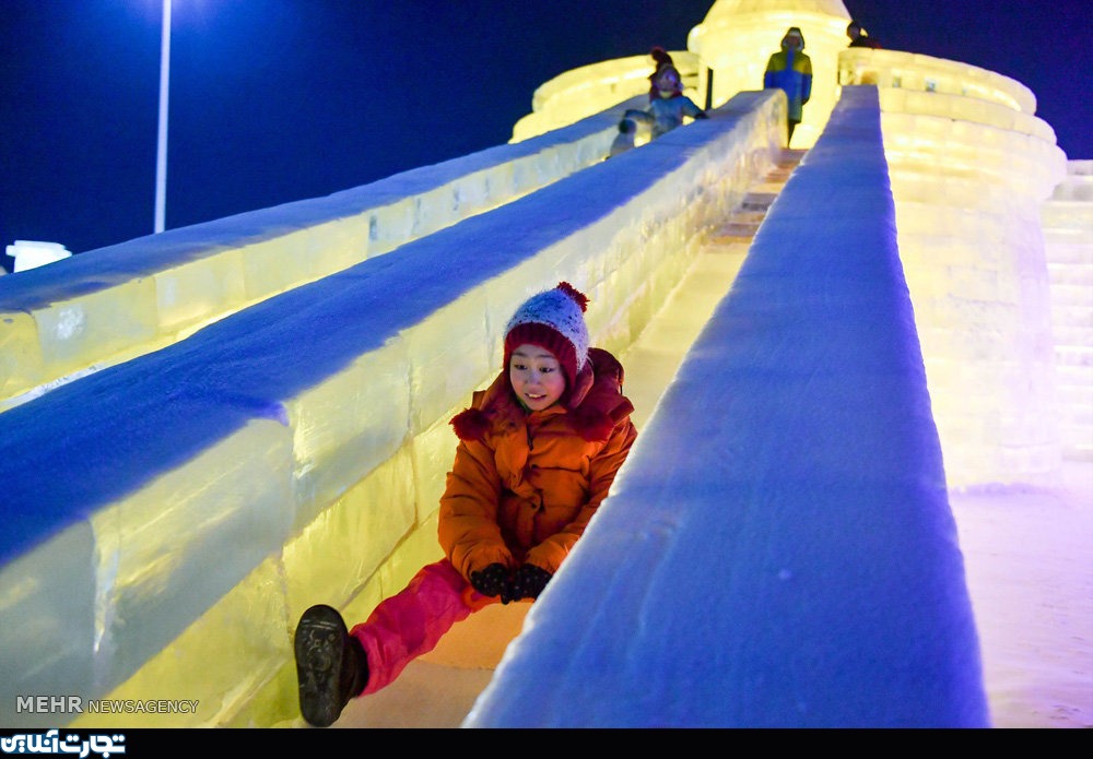 جشنواره برف و یخ هاربین در چین