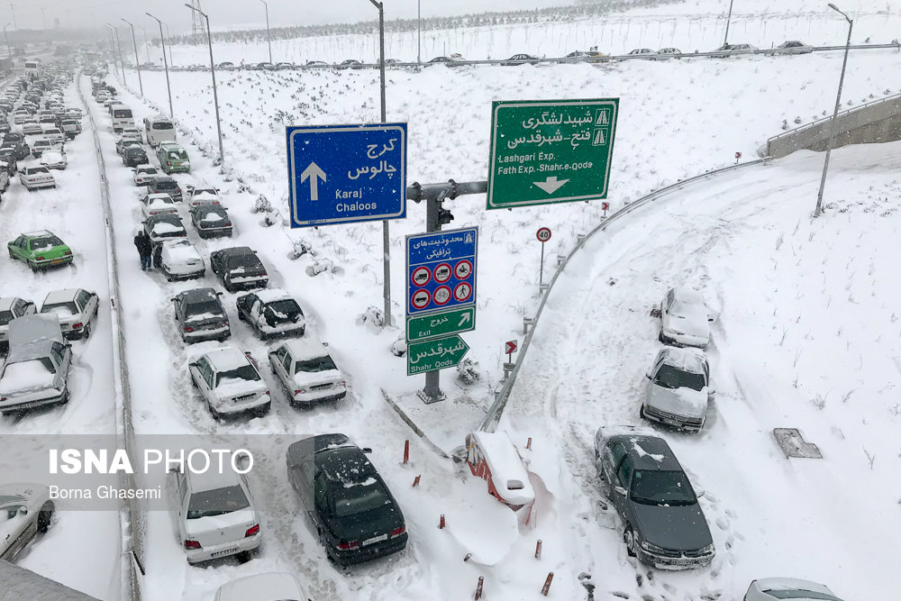 غافلگیر شدن شهرداری تهران در یکشنبه برفی