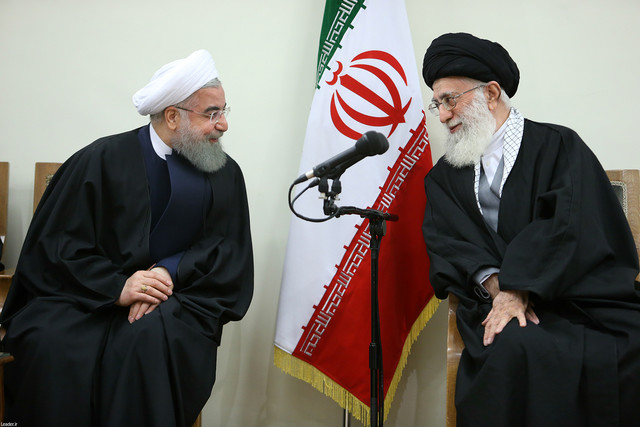 دیدار روحانی با مقام معظم رهبری