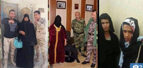 فرار داعشی‌ها با لباس و آرایش زنانه از موصل + تصاویر