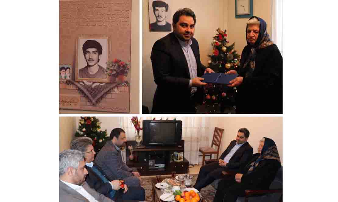 دیدار مدیر عامل شرکت شهروند با خانواده شهید رازمیک خاچاطوریان