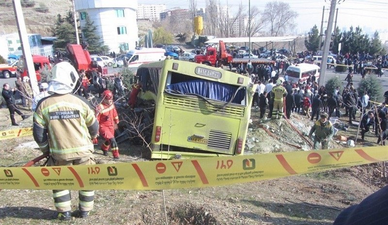 آخرین جزئیات درباره حادثه سقوط  اتوبوس دانشجویان