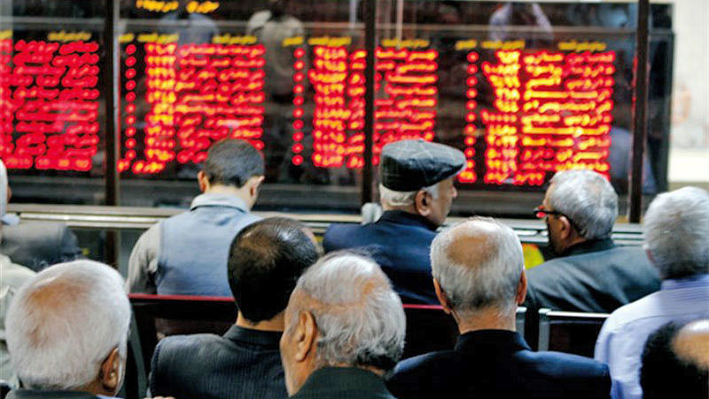سقوط ارزش سهام در بورس تهران