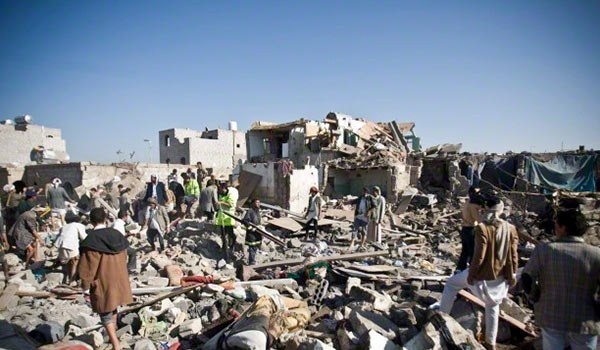 بیش از 40 کشته و زخمی حاصل حمله جنگنده‌های ائتلاف به یک عروسی در یمن