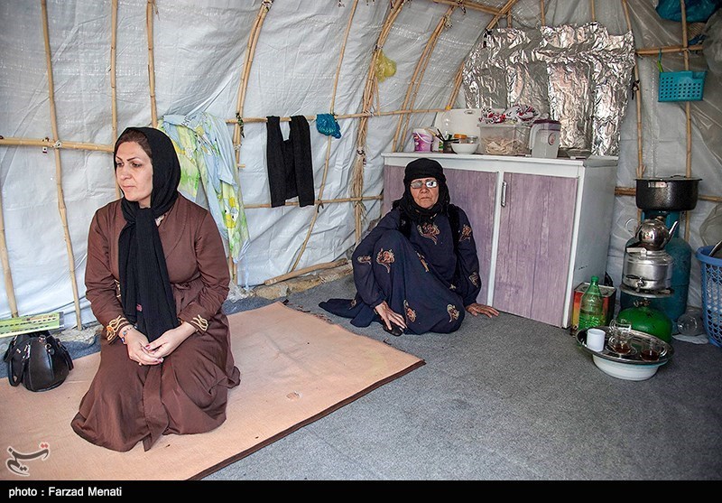 زندگی روزمره مردم زلزله زده سرپل ذهاب در کرمانشاه