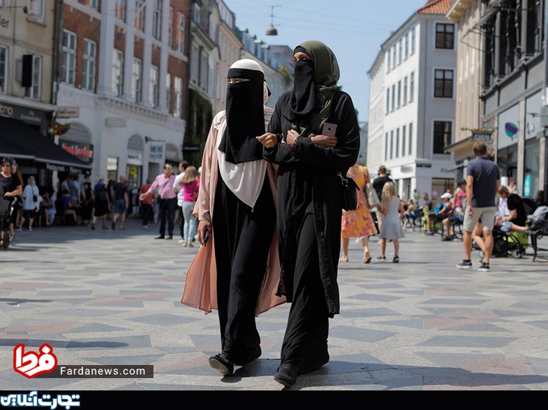 پوشش اعتراضی زنان در دانمارک + عکس