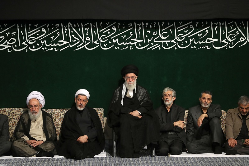 عزاداری شب تاسوعای حسینی (ع) با حضور رهبر انقلاب
