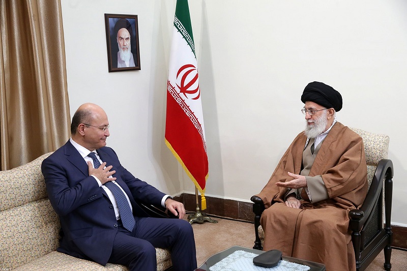 دیدار رئیس جمهوری عراق با رهبر انقلاب