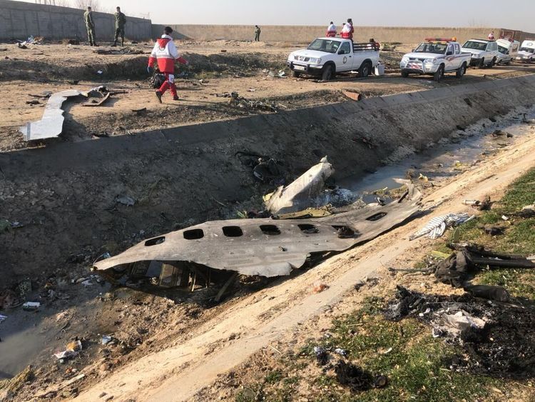 گزارش اولیه سقوط هواپیما اوکراینی منتشر شد