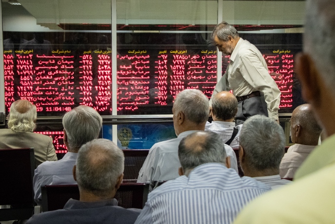 سونامی کاهش قیمت سهام در بورس تهران