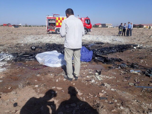 'گزارش حادثه و اسامی جان‌باختگان سقوط هواپیمای ایوانکی + تصاویر
