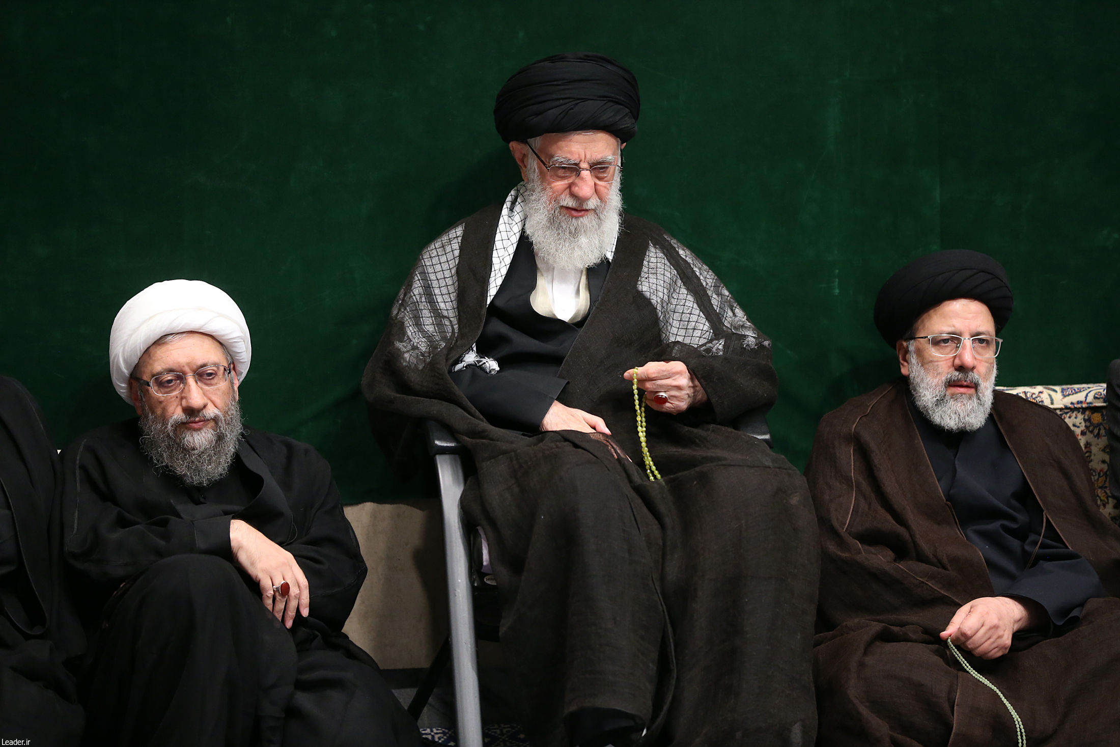 برگزاری مراسم عزاداری تاسوعای حسینی با حضور رهبر معظم انقلاب + عکس