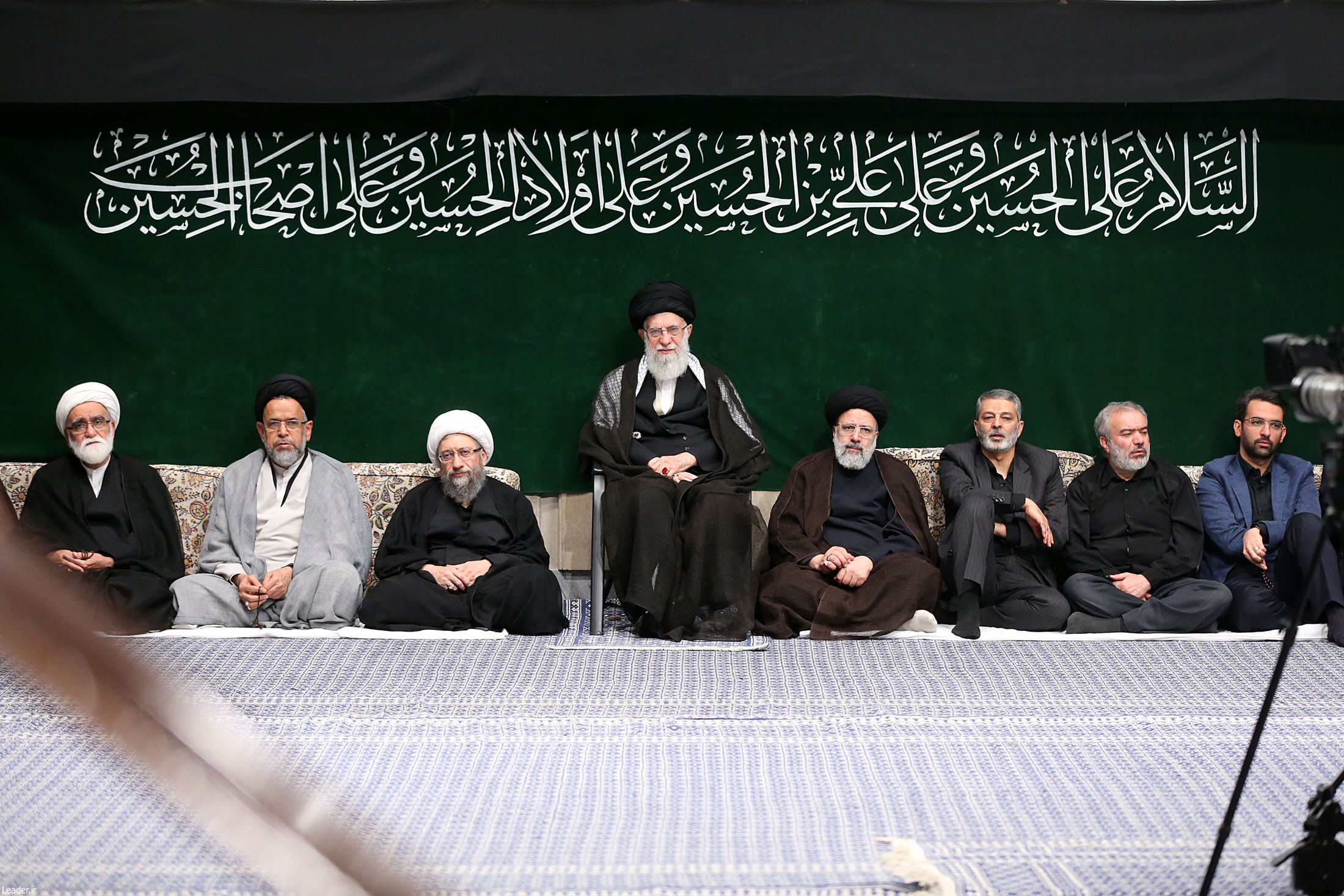 برگزاری مراسم عزاداری تاسوعای حسینی با حضور رهبر معظم انقلاب + عکس