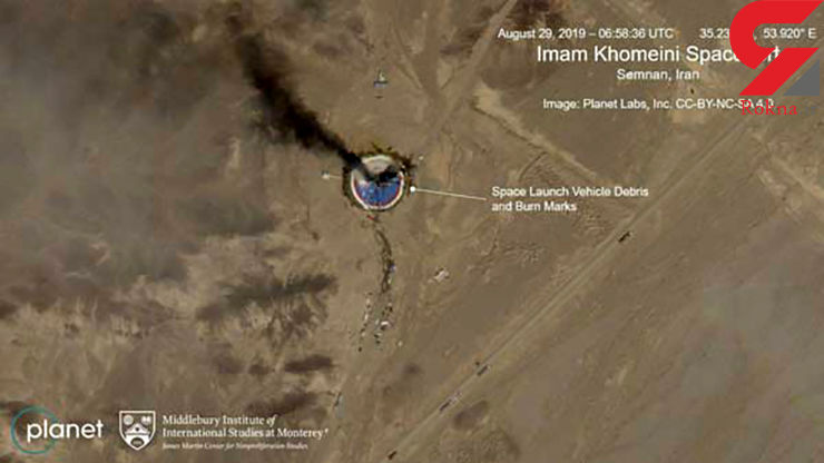 ماجرای انفجار موشک ماهواره‌بر در پایگاه فضایی ایران چیست؟! + تصویر