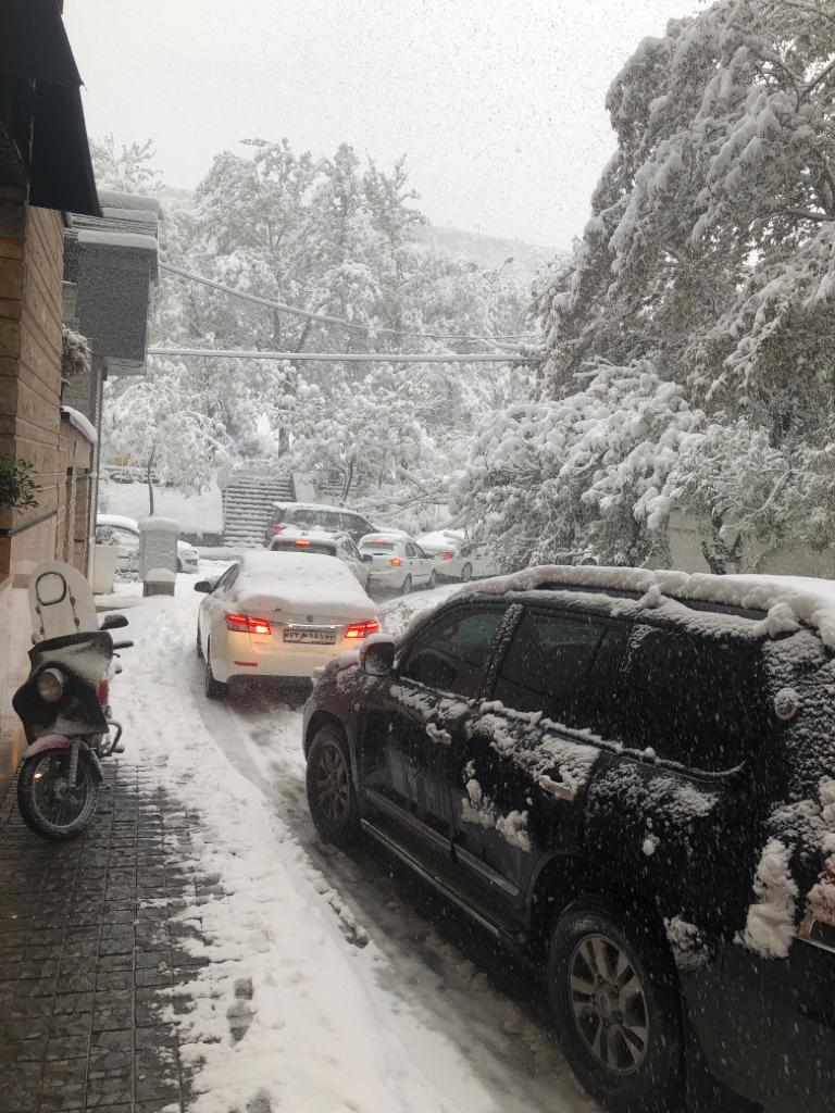 برف دوباره شهرداری تهران را غافلگیر کرد + عکس و فیلم