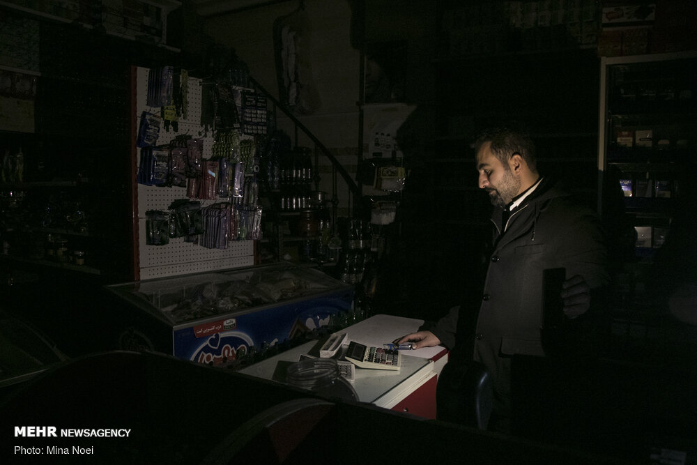 تصاویر: قطع برق در برخی مناطق تبریز