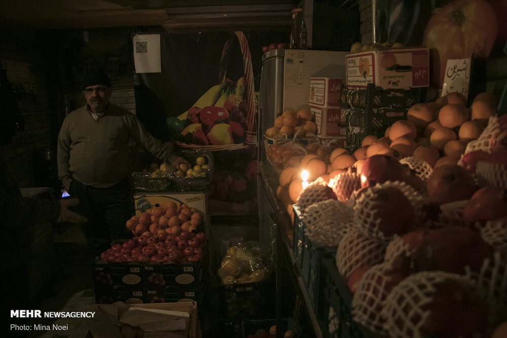تصاویر: قطع برق در برخی مناطق تبریز