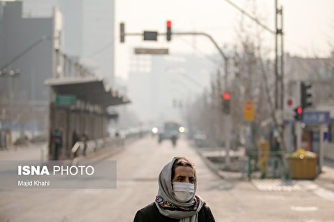 اینجا تهران است؛ جایی که نمی‌توان نفس کشید + عکس
