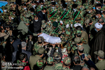 مراسم تشییع و‌ تدفین پیکر مطهر یک شهید گمنام دفاع مقدس در مرکز آموزش و پشتیبانی نزاجا