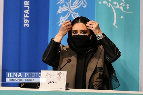 لیندا کیانی در نشست فیلم منصور جشنواره فجر