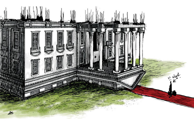 کاخ سفید زیر و رو، میراث ترامپ (تصویر)