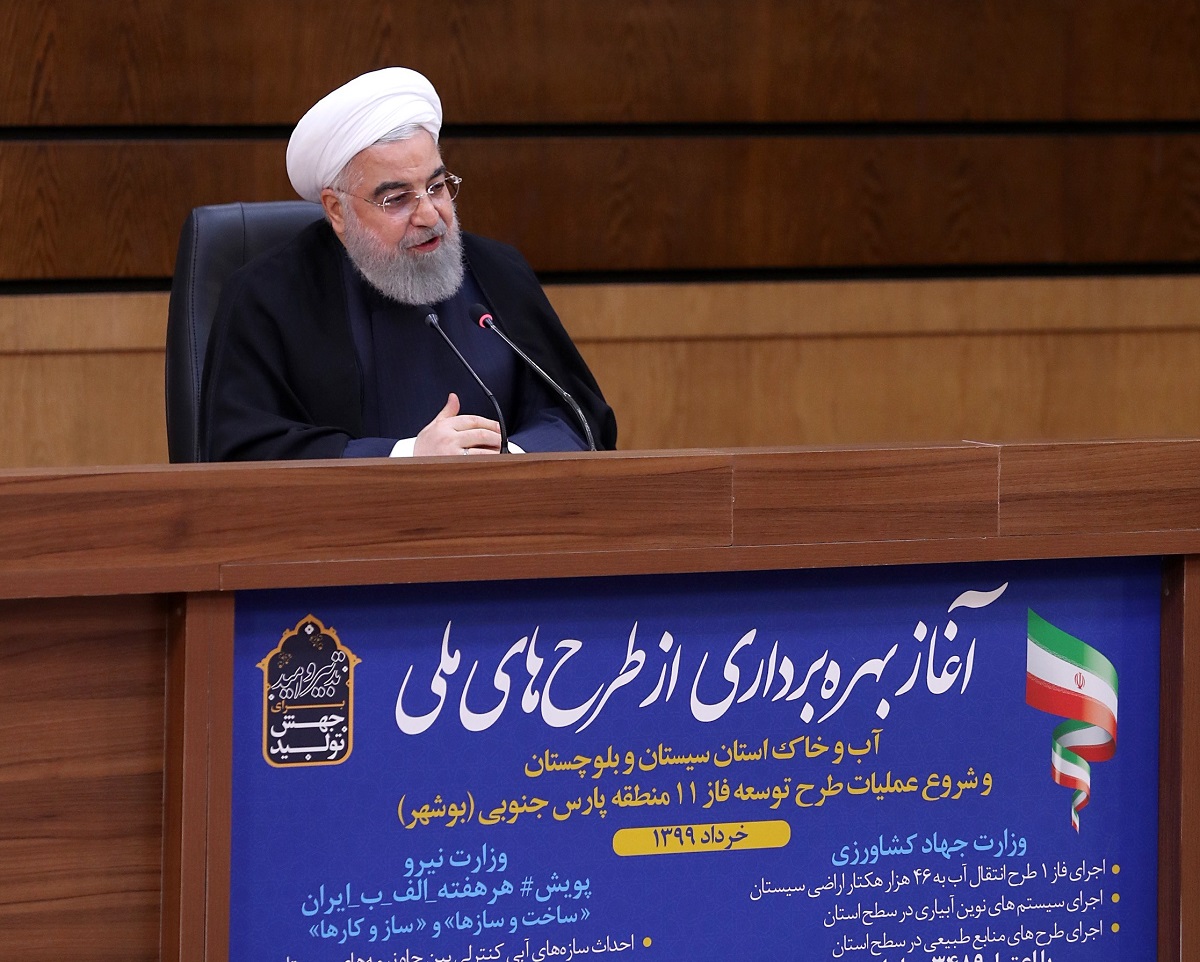 روحانی: ویروس تحریم و کرونا ما را متوقف نمی کند