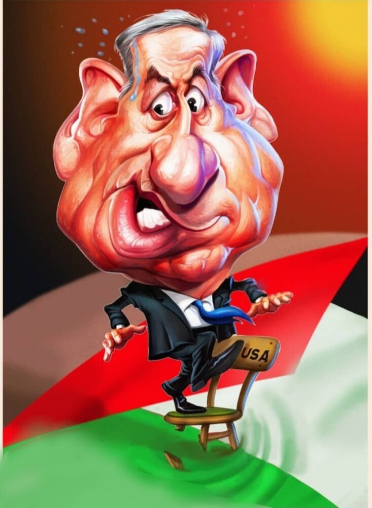 وضعیت لرزان و لغزان نتانیاهو را ببینید!