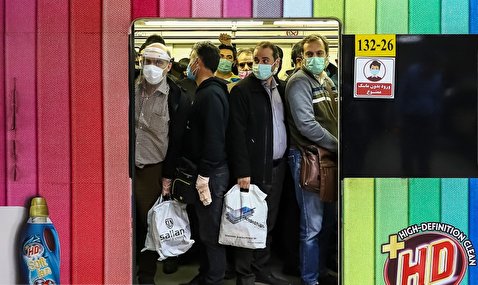وضعیت عجیب مترو تهران در روزهای کرونایی + تصاویر