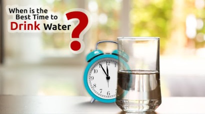 بهترین زمان نوشیدن آب چه موقع است؟,چه زمان‌ هایی باید آب بنوشیم؟
