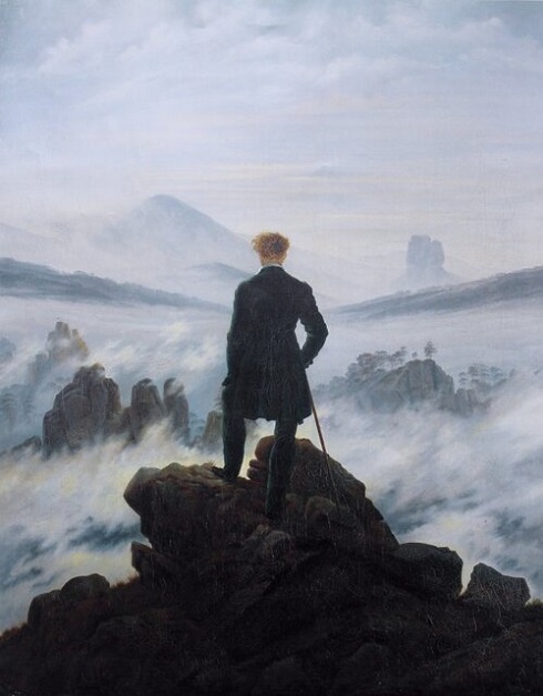 «سرگردان بر فراز دریای مه» کاسپار داوید فردریش