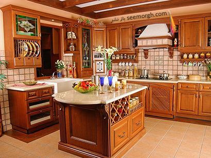 کاستن زاویه ها در دکوراسیون آشپزخانه,جدیدترین مدل های دکوراسیون آشپزخانه