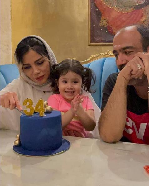 جشن تولد همسر مهران غفوریان