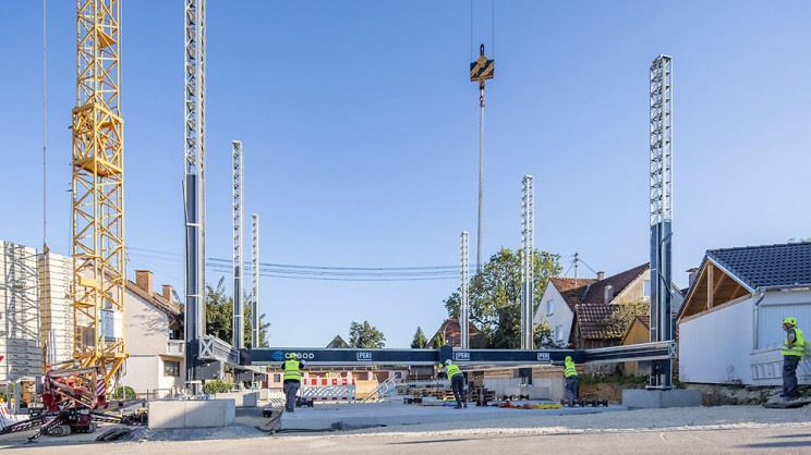 مراحل پایانی ساخت نخستین خانه چاپ سه بعدی شده آلمان