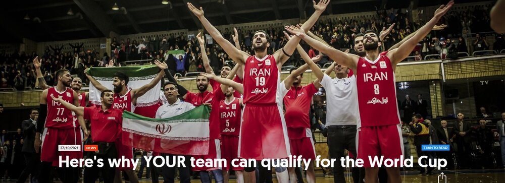 گزارش فیبا درباره تیم‌ملی بسکتبال ایران/عکس