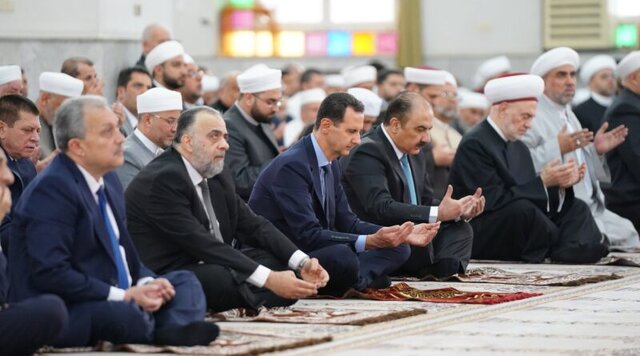 ترور بشار اسد در نماز عید فطر