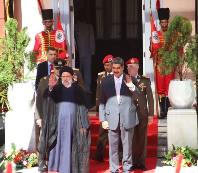 استقبال رسمی مادورو از رئیسی