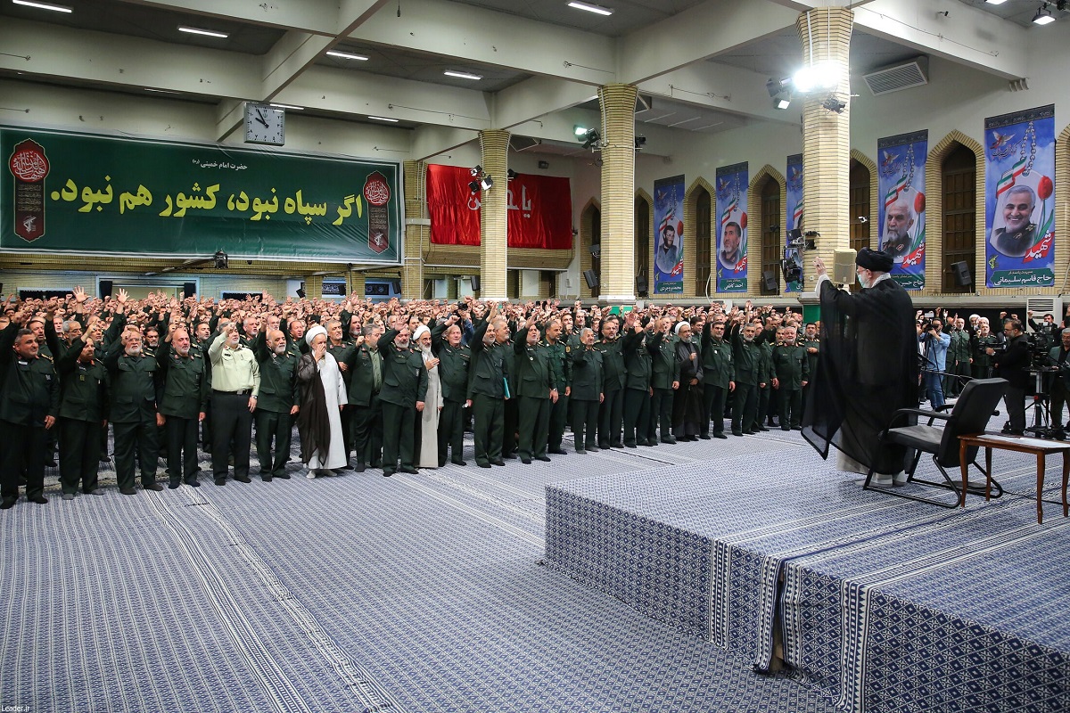 دیدار فرماندهان سپاه پاسداران با رهبر انقلاب + تصاویر