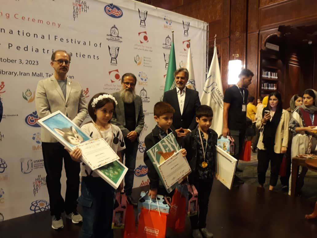 نهمین جشنواره بین‌المللی نقاشی برای کودکان بیمار افتتاح شد