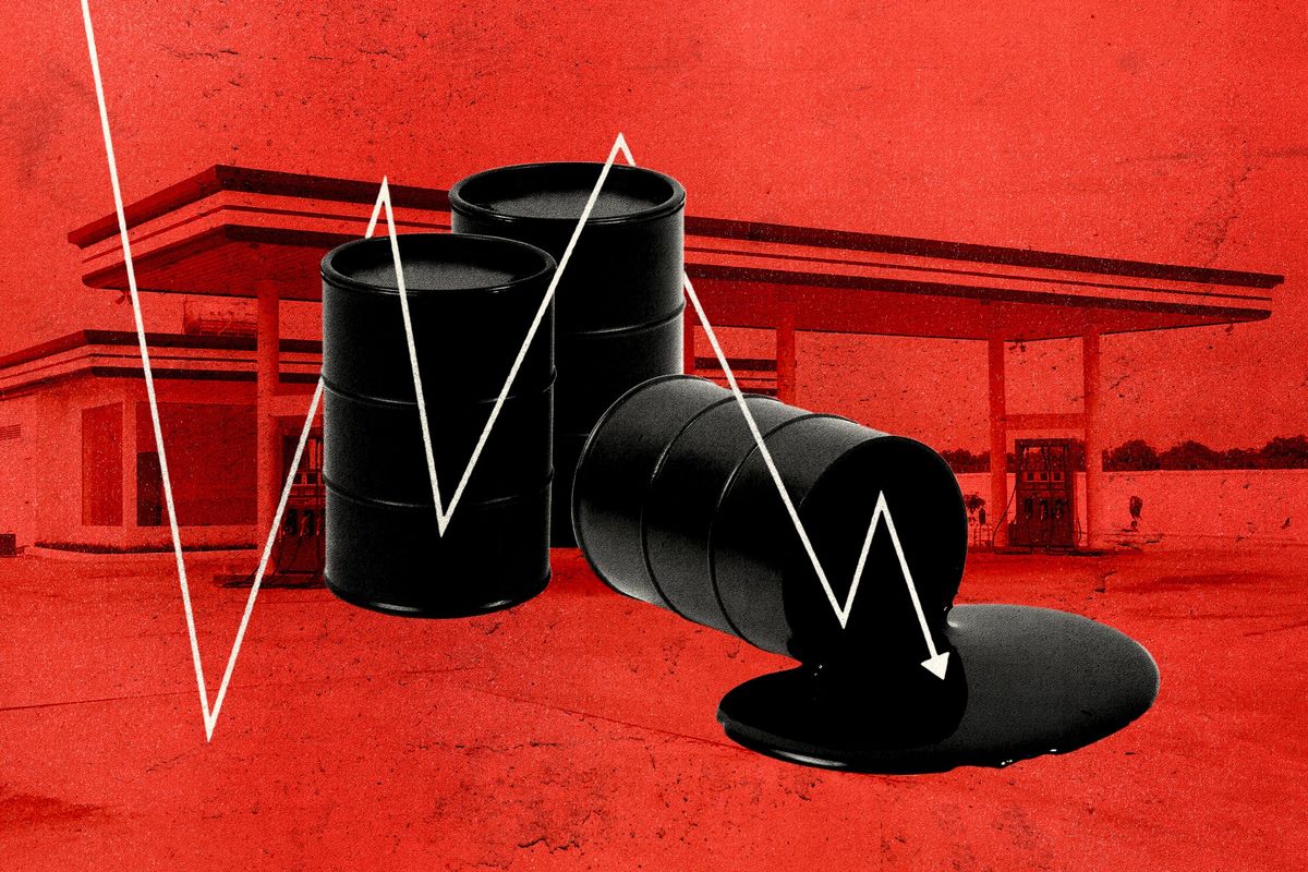 قیمت نفت سقوط می کند