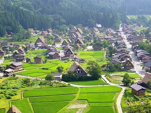 روستای زیبای زوکوری در ژاپن