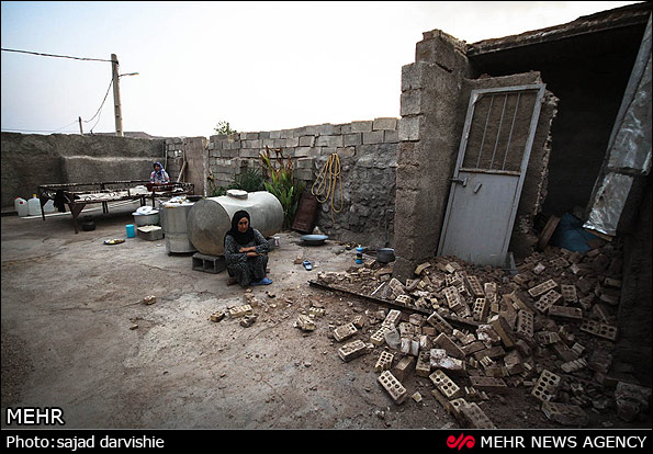زلزله زدگان ایلامی در خیابان ها+تصاویر