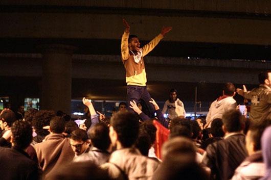 تصاویر خشم مصری ها از آزادی حسنی مبارک