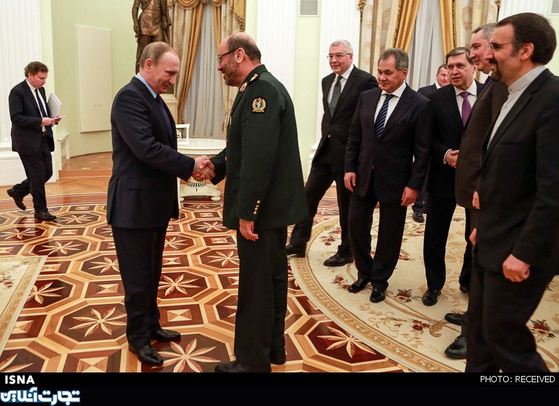 دیدار وزیر دفاع ایران با پوتین
