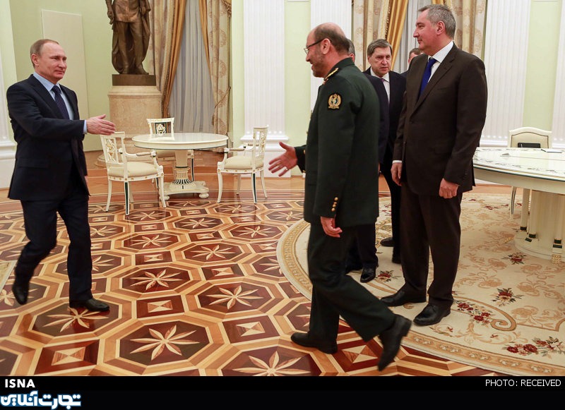 دیدار وزیر دفاع ایران با پوتین