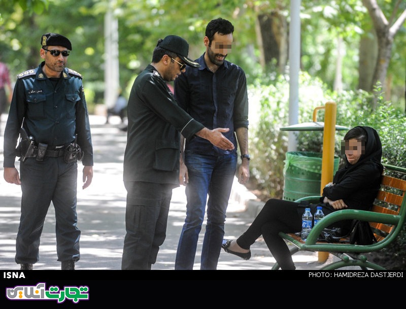 برخورد پلیس با روزه خواران در تهران