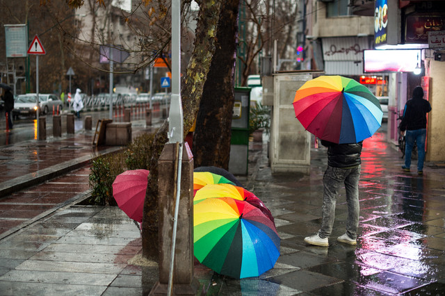 بارش باران اسیدی در تهران