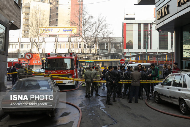 وقوع تراژدی پلاسکوی دوم در تهران