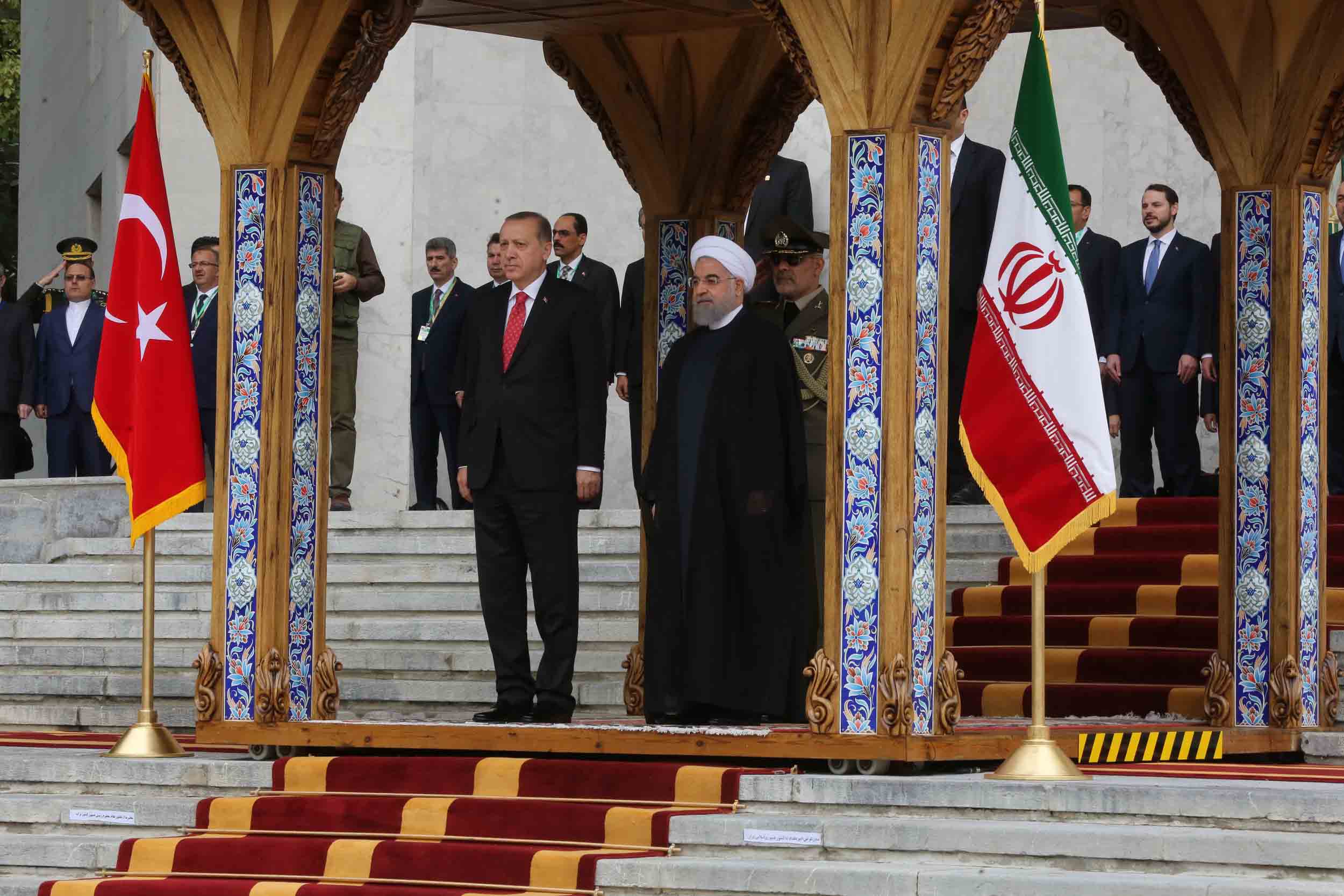 استقبال رسمی روحانی از رجب طیب اردوغان